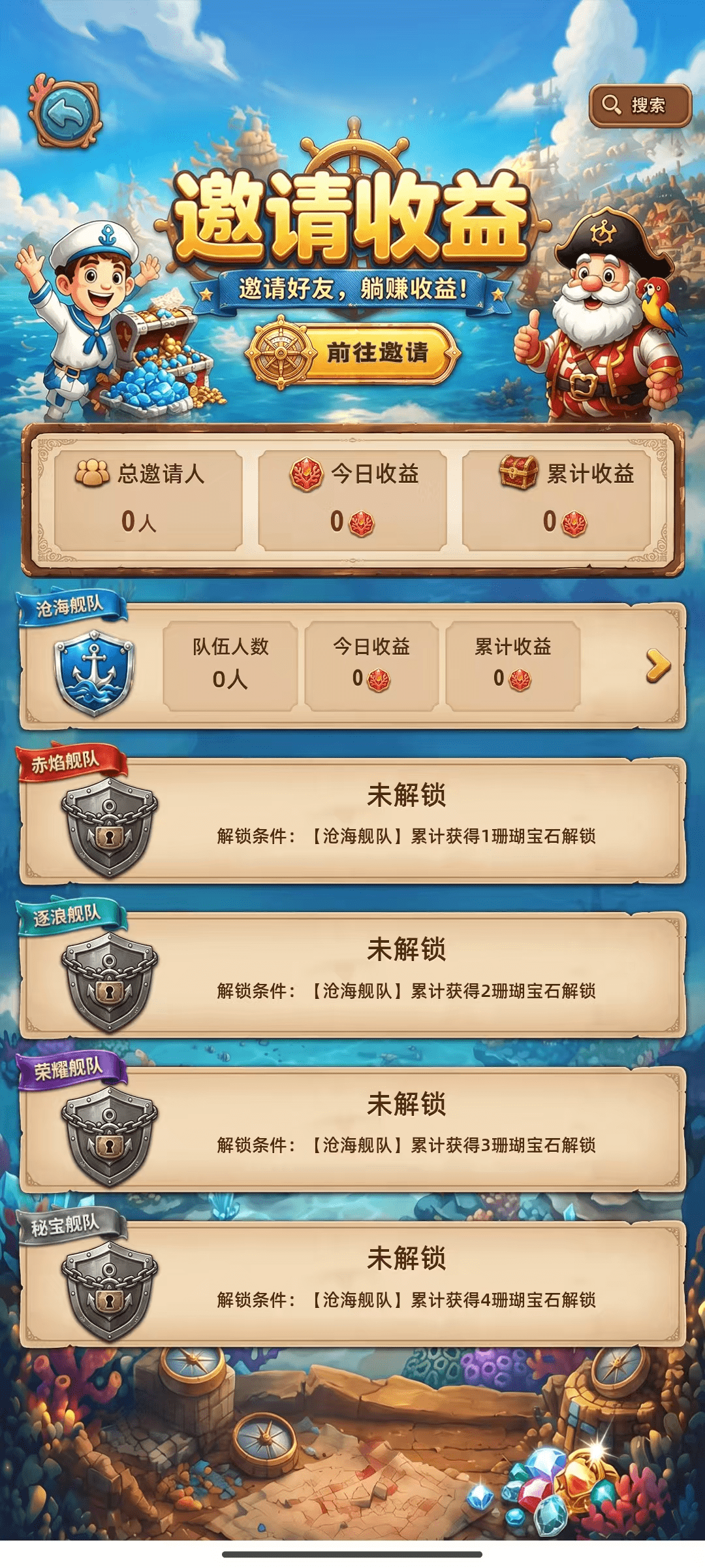 团队邀请收益与多级关系数据